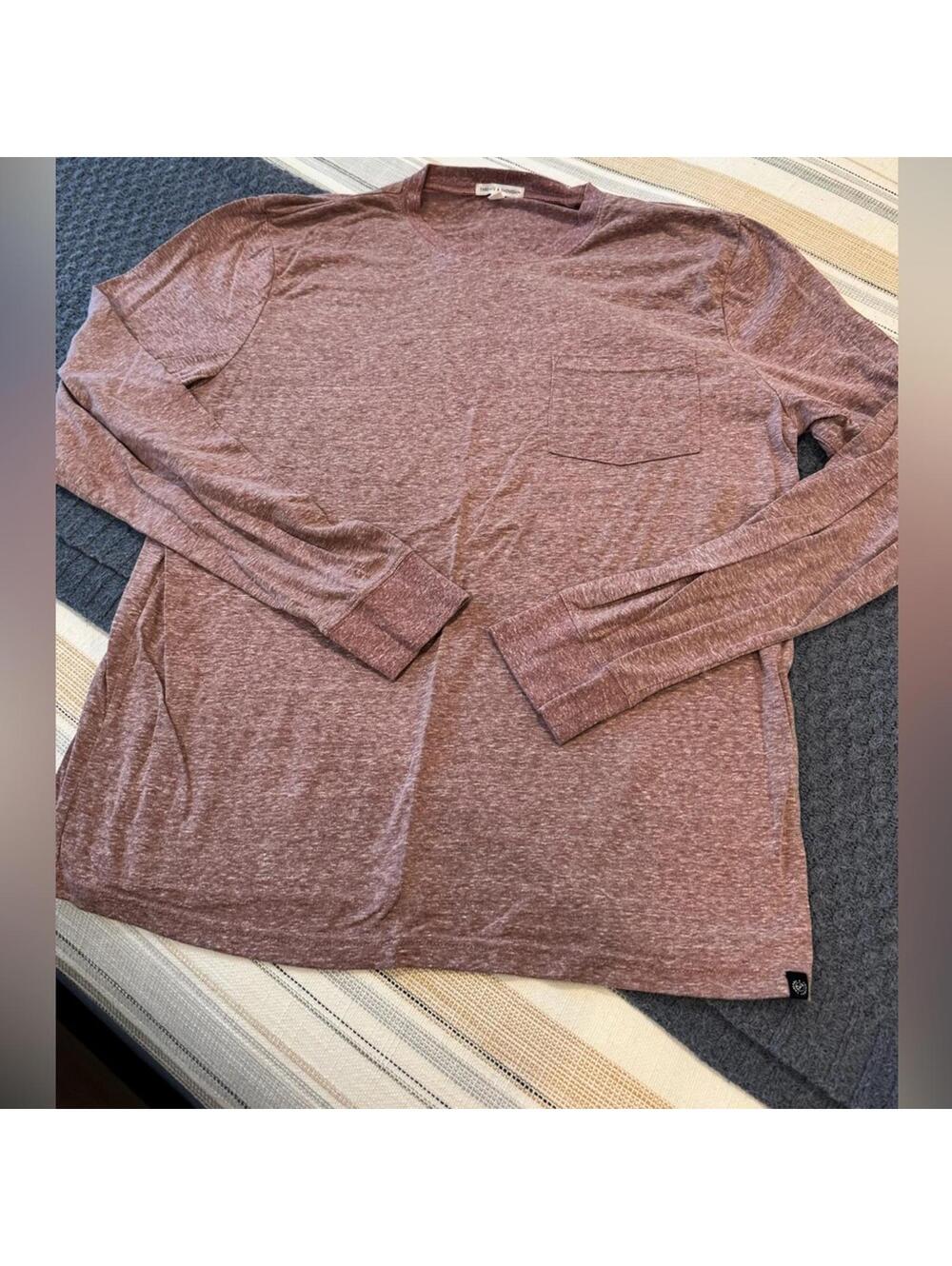 Threads 4 Thought Burgundy Long Sleeve Tee XL